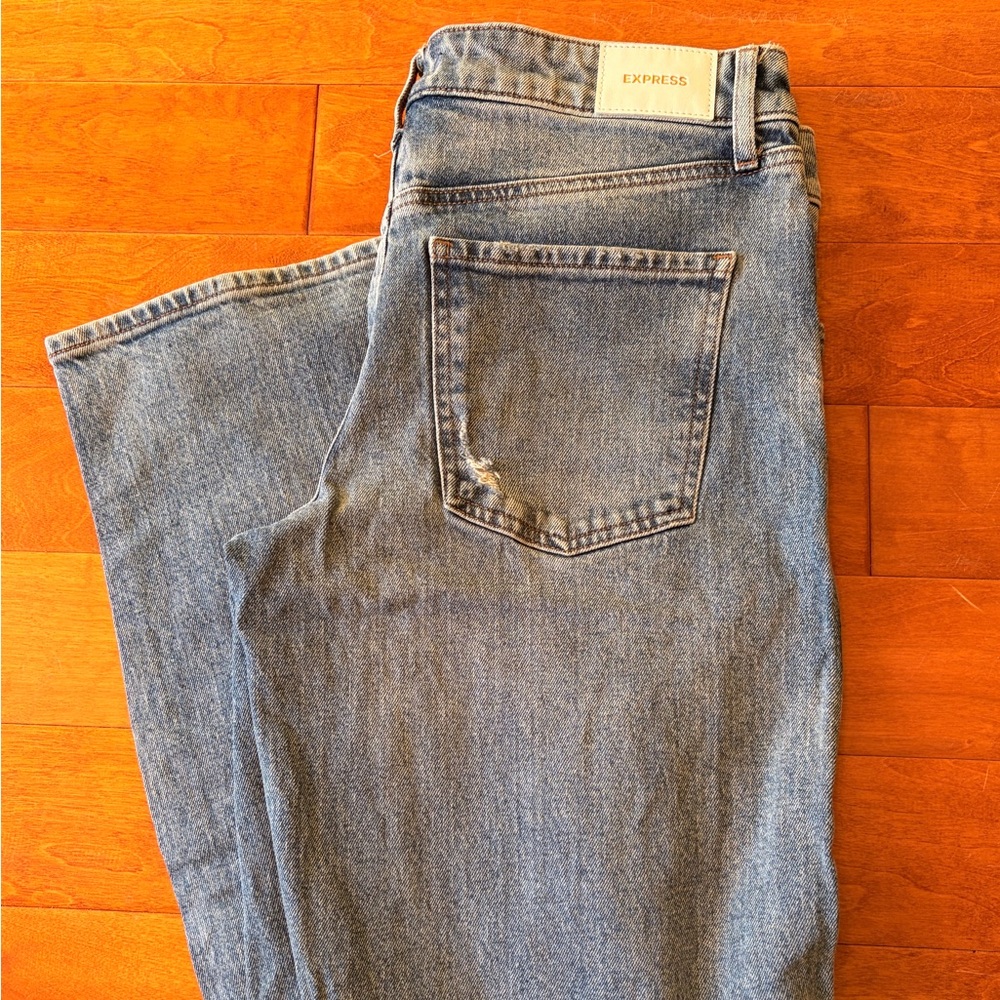 EXPRESS Classic Blue Denim Boyfriend Jeans
